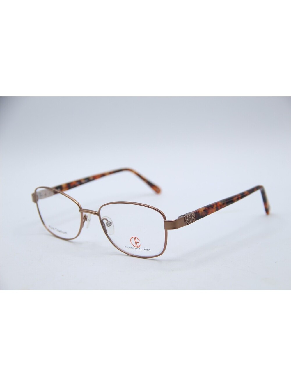 Classique Eye Essentials Sec319T Light Brown C1 Authentic Eyeglasses 52-17